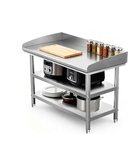 Amazon.co.jp: 業務用調理台 作業台 仕込み台 丈夫なステンレス製